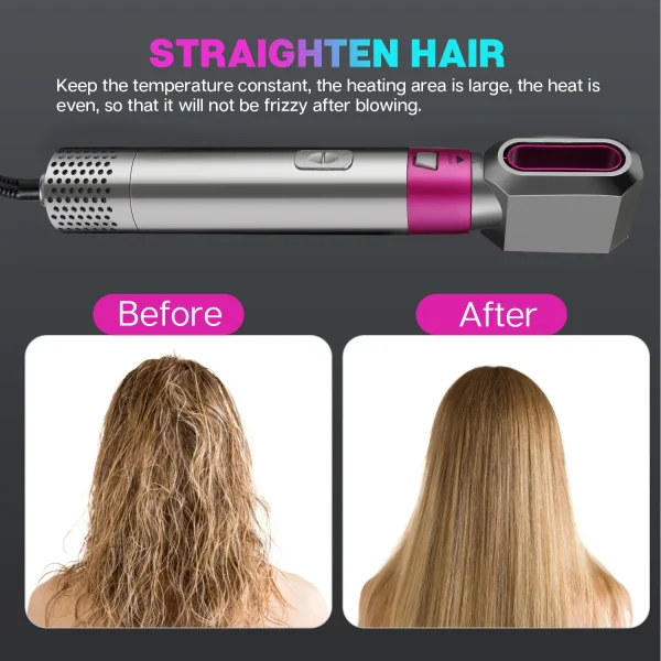 🌟 5-in-1 Hot Comb Multi Hair Styler 🌟