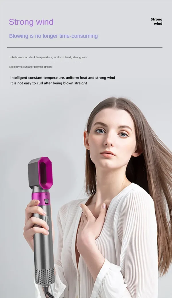 🌟 5-in-1 Hot Comb Multi Hair Styler 🌟