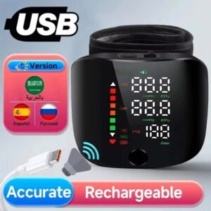 Wrist Blood Pressure Monitor - Touch Screen LED