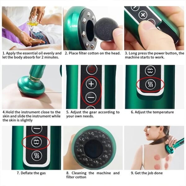 Electric Cupping Therapy Set with Gua Sha 🌟💆‍♀️