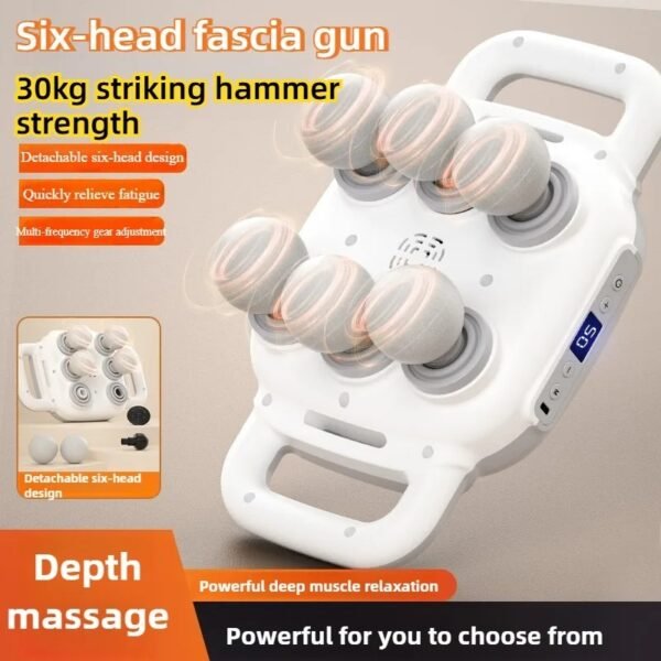 Six-Head Fascia Massage Gun🧘‍♂️