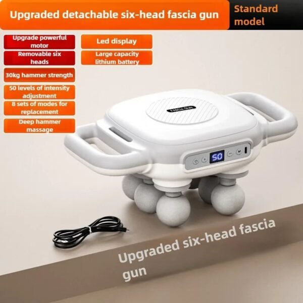 Six-Head Fascia Massage Gun🧘‍♂️