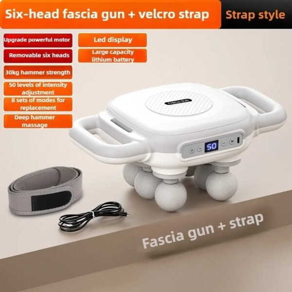 Six-Head Fascia Massage Gun🧘‍♂️