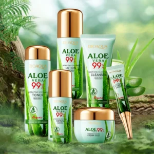 🌿 Aloe Vera Face Care Set – Nourish, Hydrate & Revitalize Your Skin! 🌿