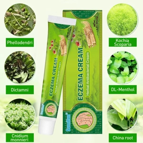 Sumifun Herbal Eczema Cream – Antipruritic & Antibacterial Skin Care 🌿🧴