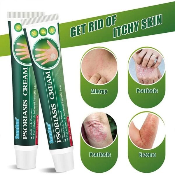 🌿 SuniFun Herbal Psoriasis & Eczema Relief Cream✨