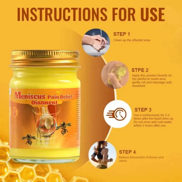 🐝 Natural Bee Venom Joint & Bone Care Cream – 50g 🦴💪