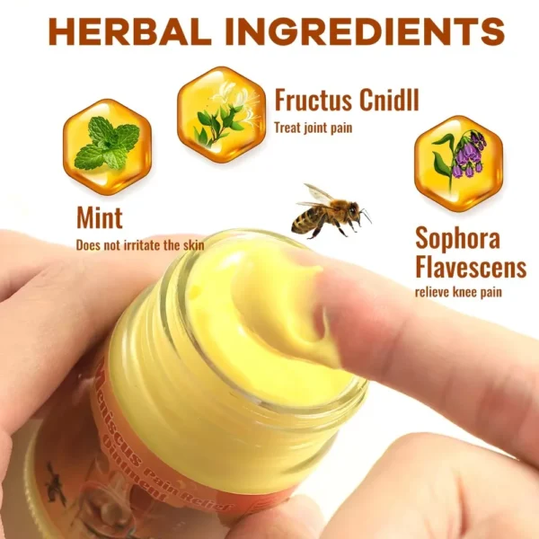 🐝 Natural Bee Venom Joint & Bone Care Cream – 50g 🦴💪