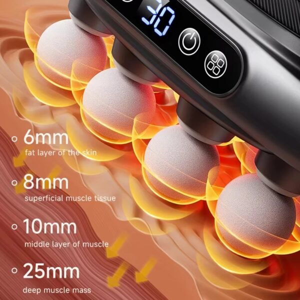 8 Heads Massage Gun Deep Tissue Body Muscle