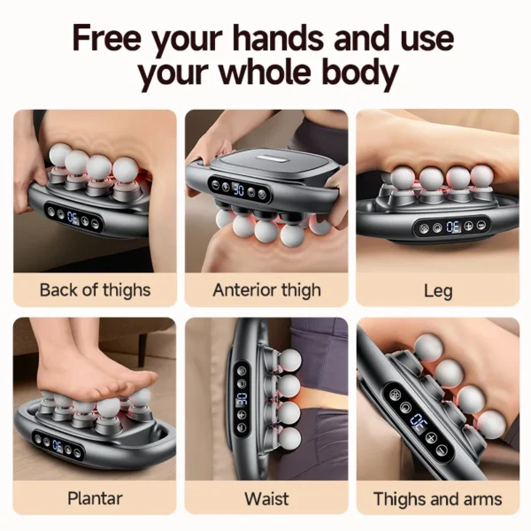8 Heads Massage Gun Deep Tissue Body Muscle